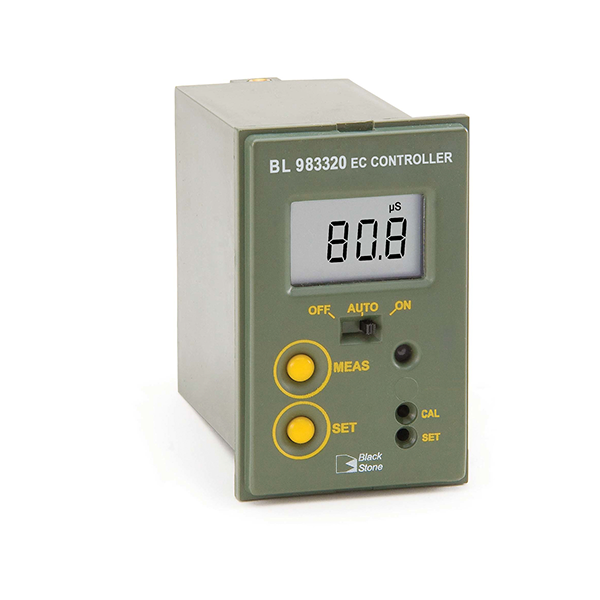 Mini controlador de conductividad, intervalo: 0 a 199.9 µS/cm. BL983320-1
