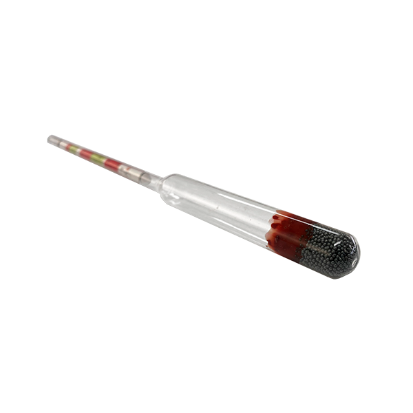 Hidrómetro de vidrio triple escala. CVQ-H03