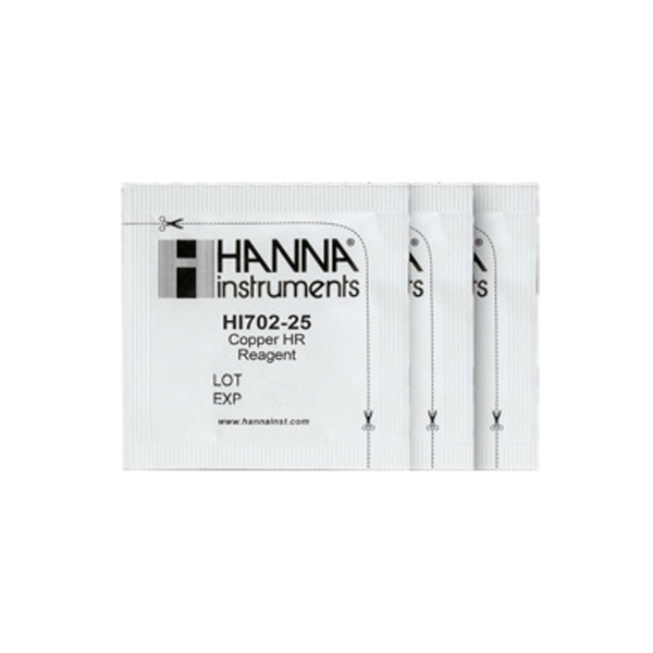 Reactivos de Checker para cobre intervalo alto. HI702-25