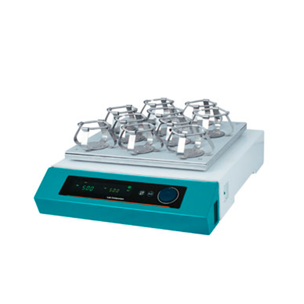 Agitador orbital y reciprocante para 9 matraz de 100 ml. OS-2000