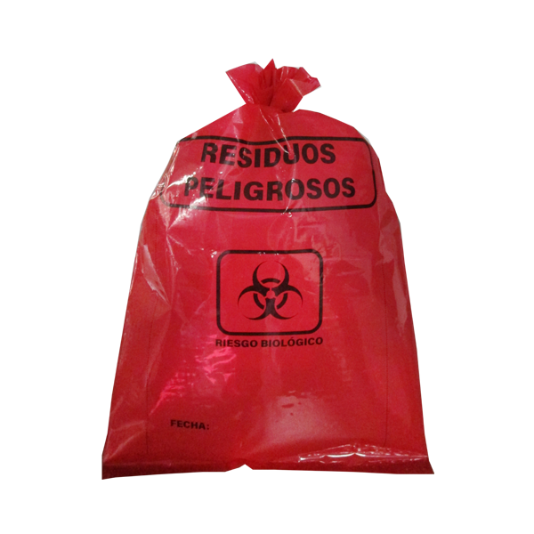 Bolsa autoclavable de residuos peligrosos. CRM-HZD-BAG