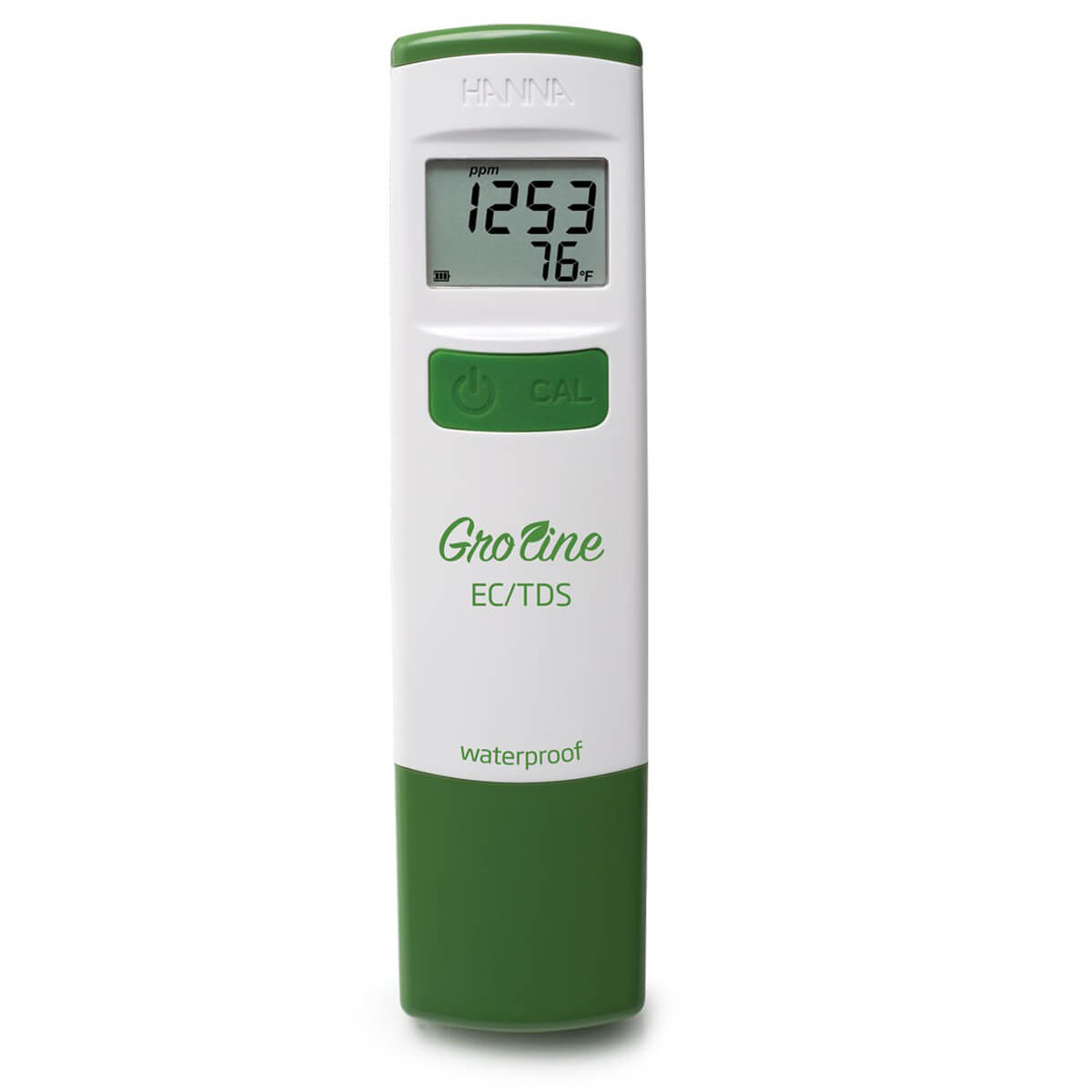 Medidor de bolsillo impermeable de CE / TDS (ppm) GroLine. HI98318