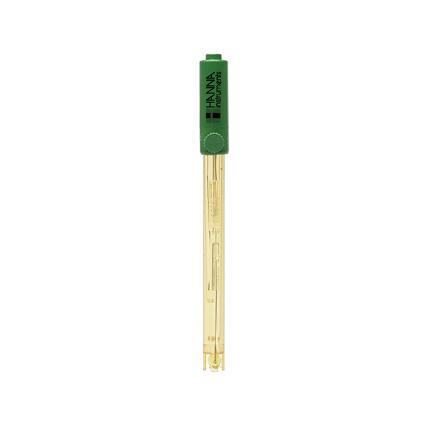 Electrodo de pH rellenable con cuerpo de PEI y conector BNC. HI1332B