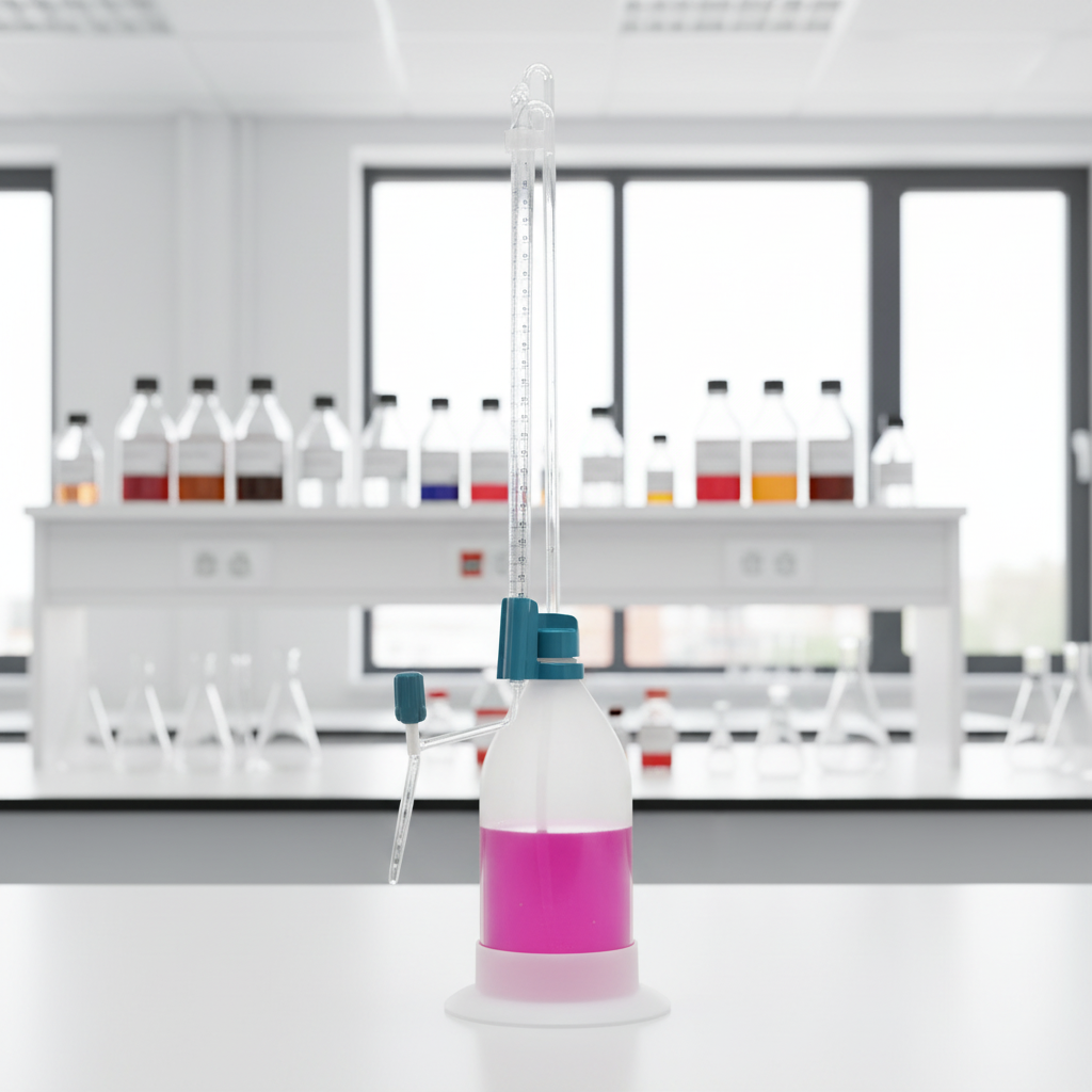 Bureta Schilling laboratorio universitario