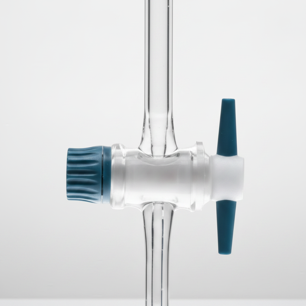 Zoom llave de teflón bureta