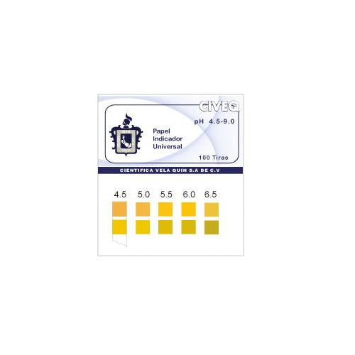 Papel pH 4.5-9. CVQ2055