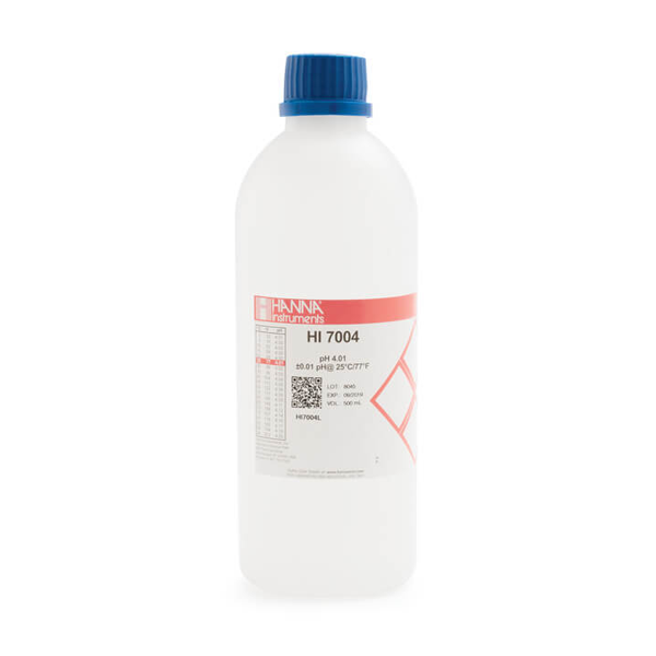 Solución de calibración de pH 4.01. HI7004L