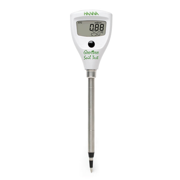 Medidor de bolsillo Soil Test™ para medición directa de CE en suelo. HI98331