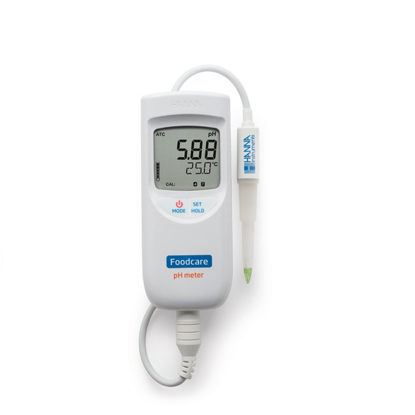 Medidor de pH portátil para alimentos y lácteos. HI99161